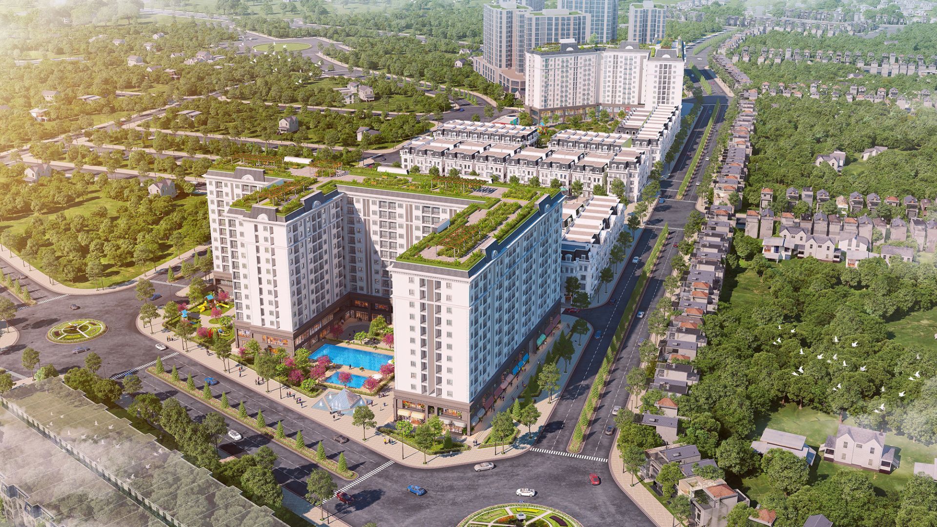 chung cu hauman va khu do thi flc premier parc