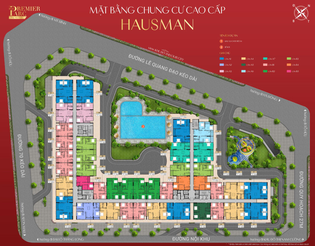 Mặt bằng Chung cư cao cấp FLC Hausman Đại Mỗ